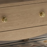 Product lifestyle image of a pair of Burlington Guild Gold Knob Handles GUKG